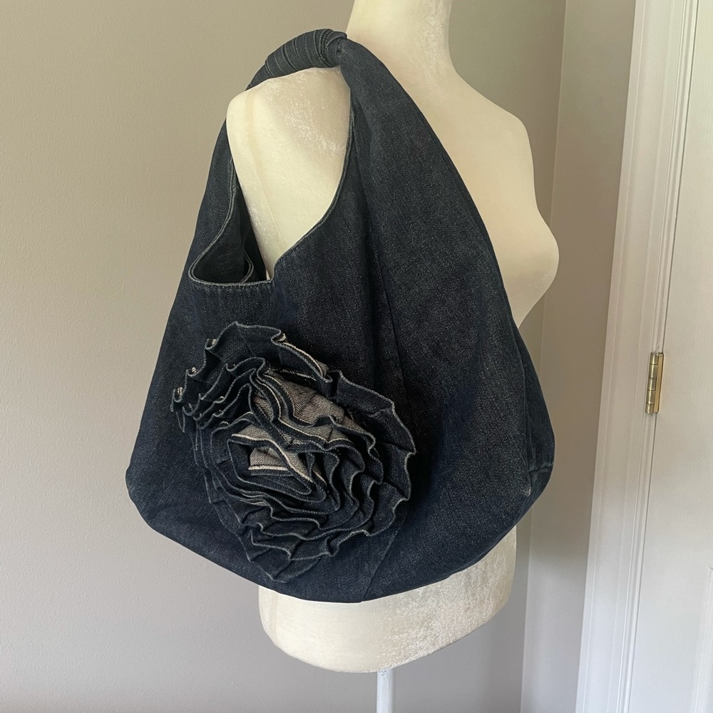 Denim handbag